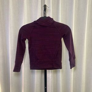 Kids Purple Long Sleeve Hoodie